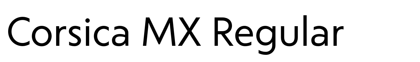 Corsica MX Regular Font | Webfont & Desktop | MyFonts